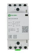 KM1.30.0.024.20 Модульный контактор 3НО контакта 20А (24В AC/DC)